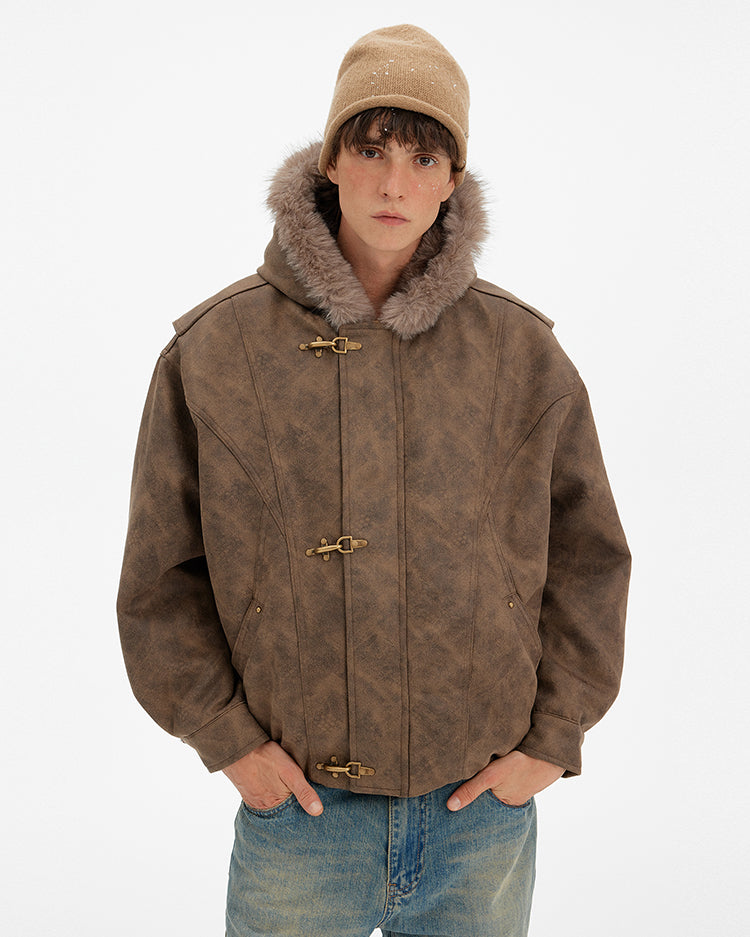 MADWITCH VINTAGE METAL BUTTON PARKA JACKET #990910