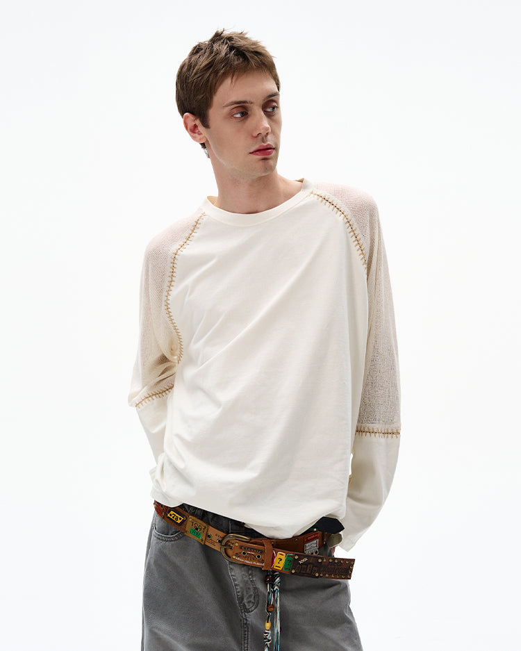 MADWITCH CONSTRUCTION KNIT TOP #OY2516