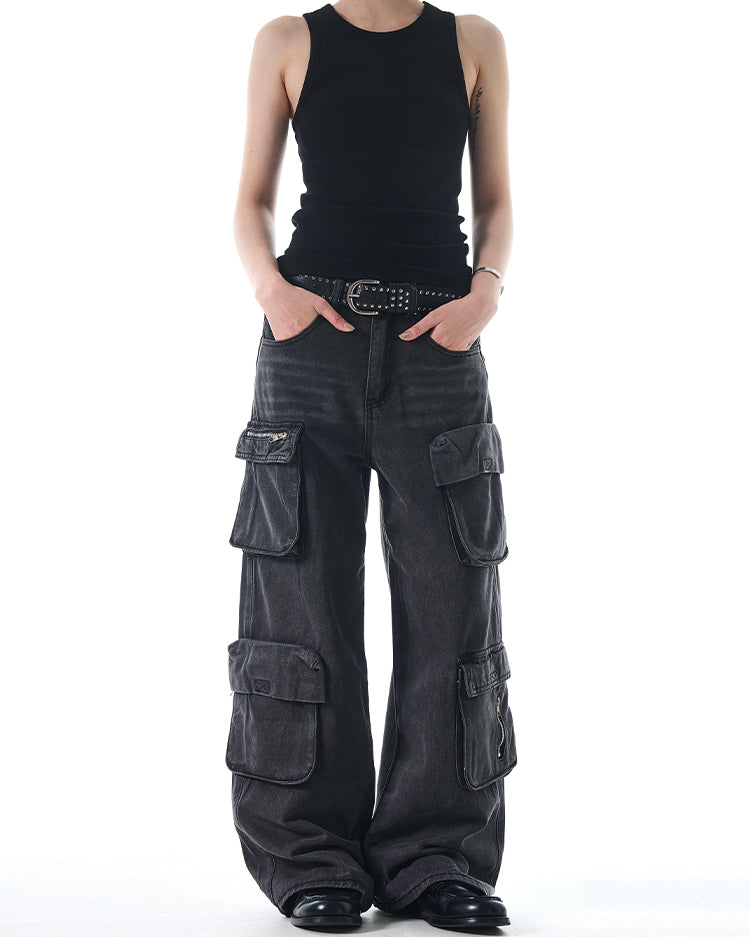 MADWITCH HIGH-STREET HEAVY-DUTY WORK PANTS #F9039