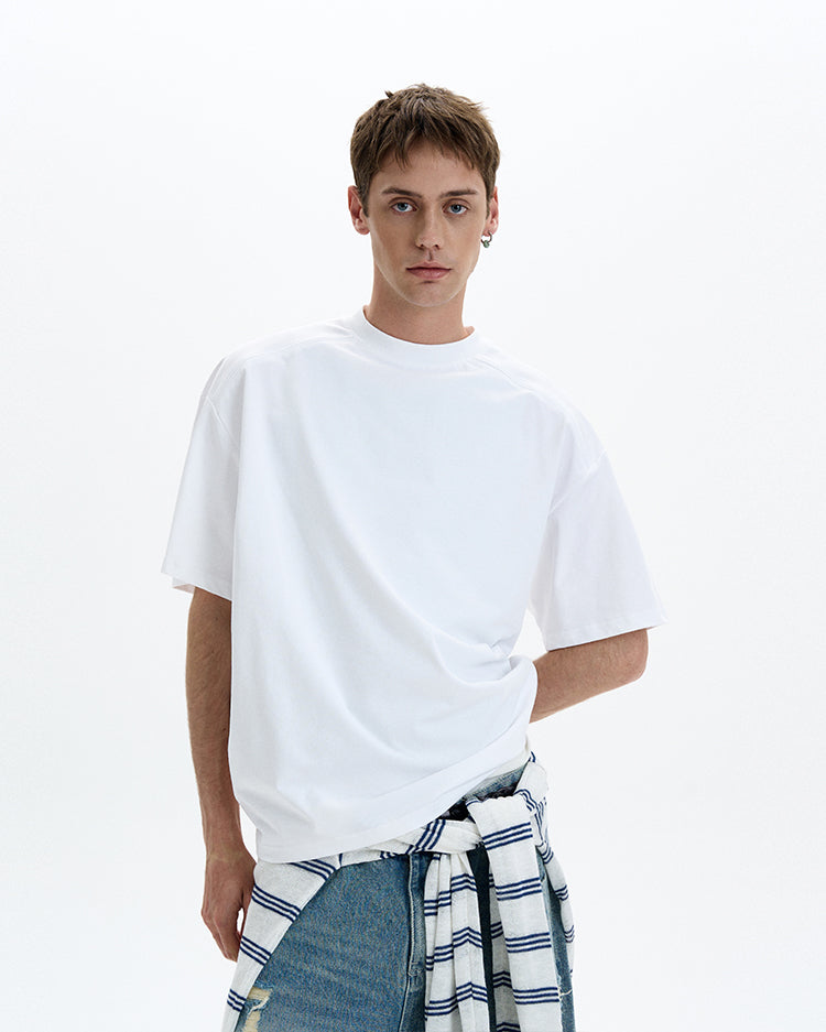 MADWITCH MINIMAL COLLAR TEE #241301