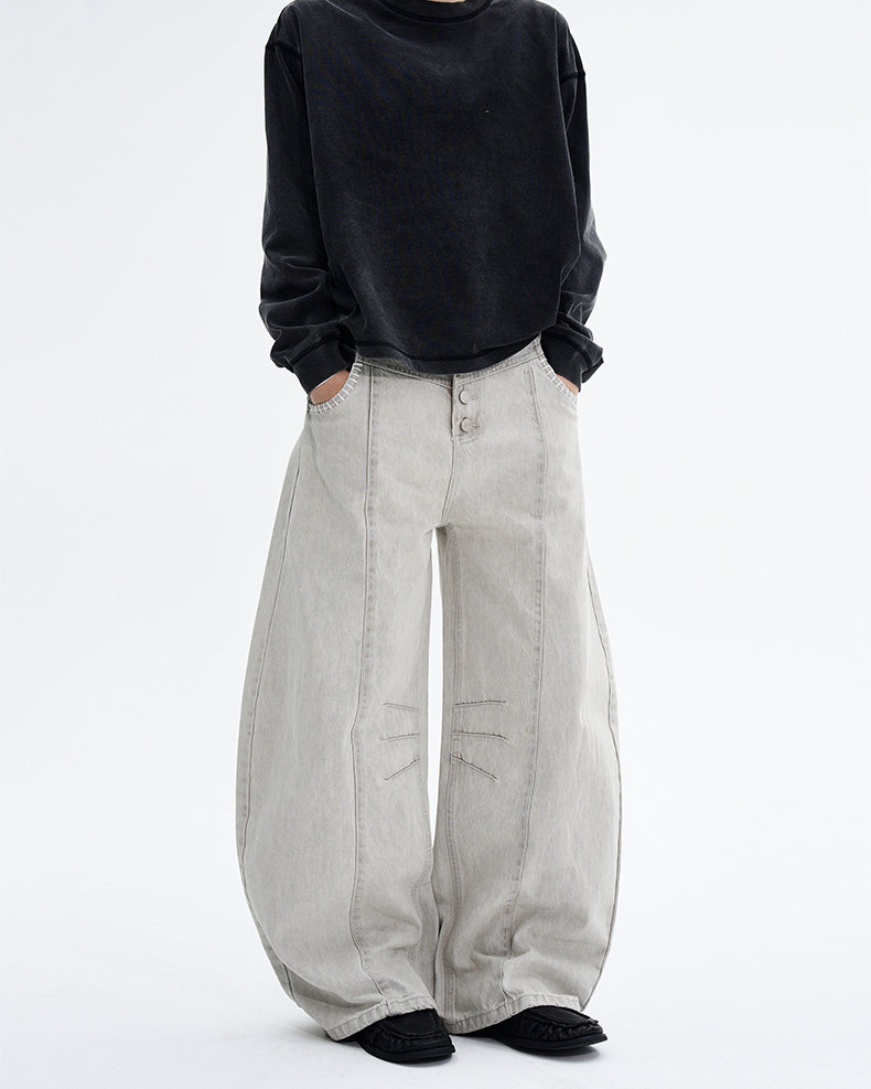 MADWITCH SNAP SLUNG TROUSERS #Z043