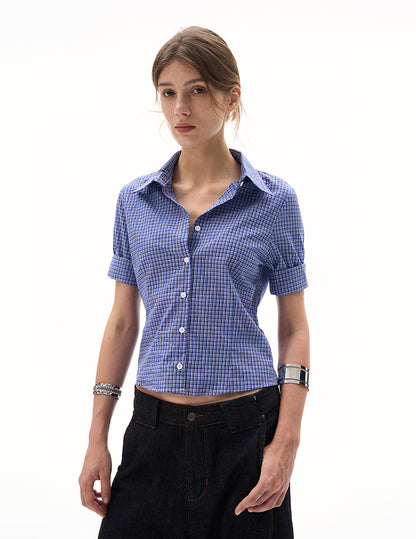 MADWITCH SHORTS-LENGTH STRUCTURED SHIRT #CY156