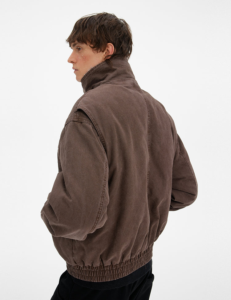 MADWITCH DETACHABLE FUR COLLAR WORK PARKA #990998