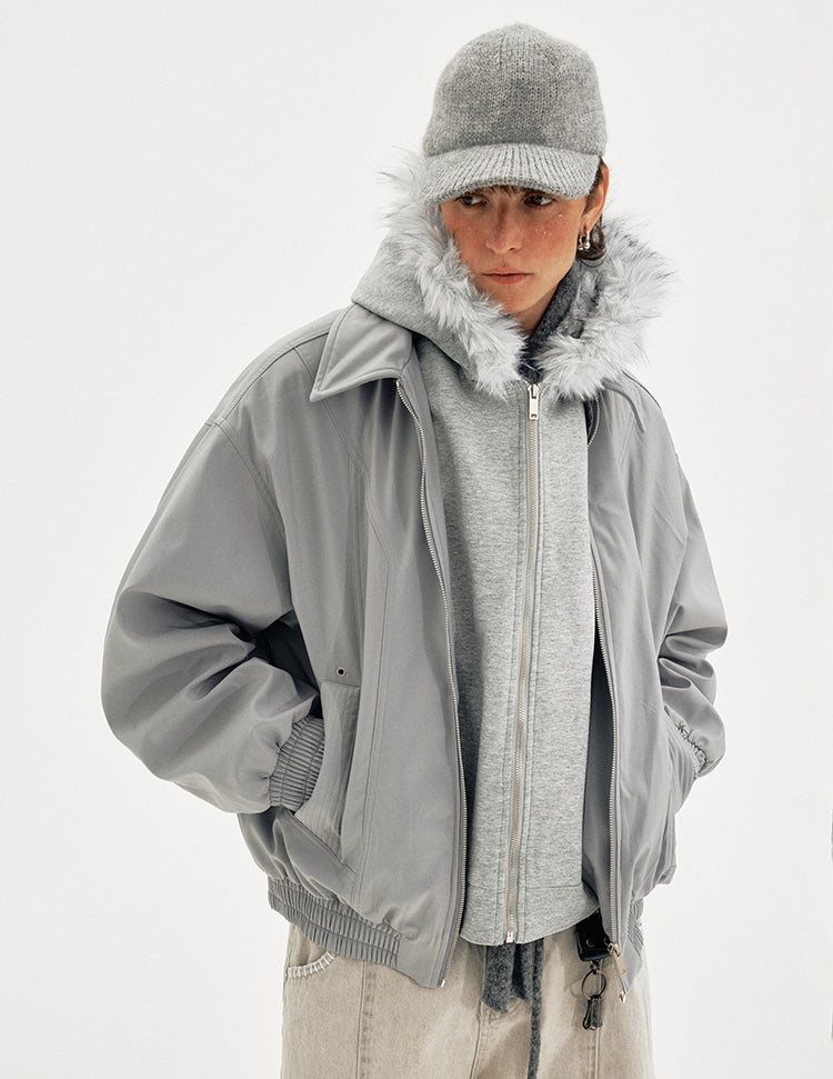 MADWITCH FAUX SHEAR PARKA #990919