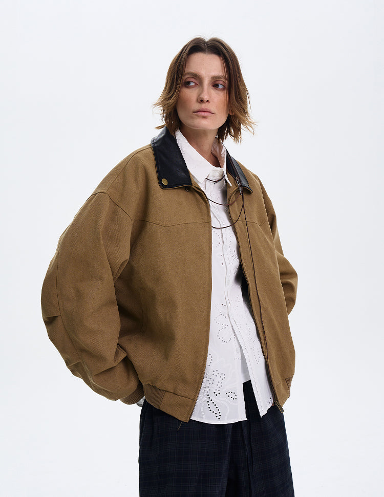 MADWITCH BARN STYLE COLOR-BLOCK JACKET #W218