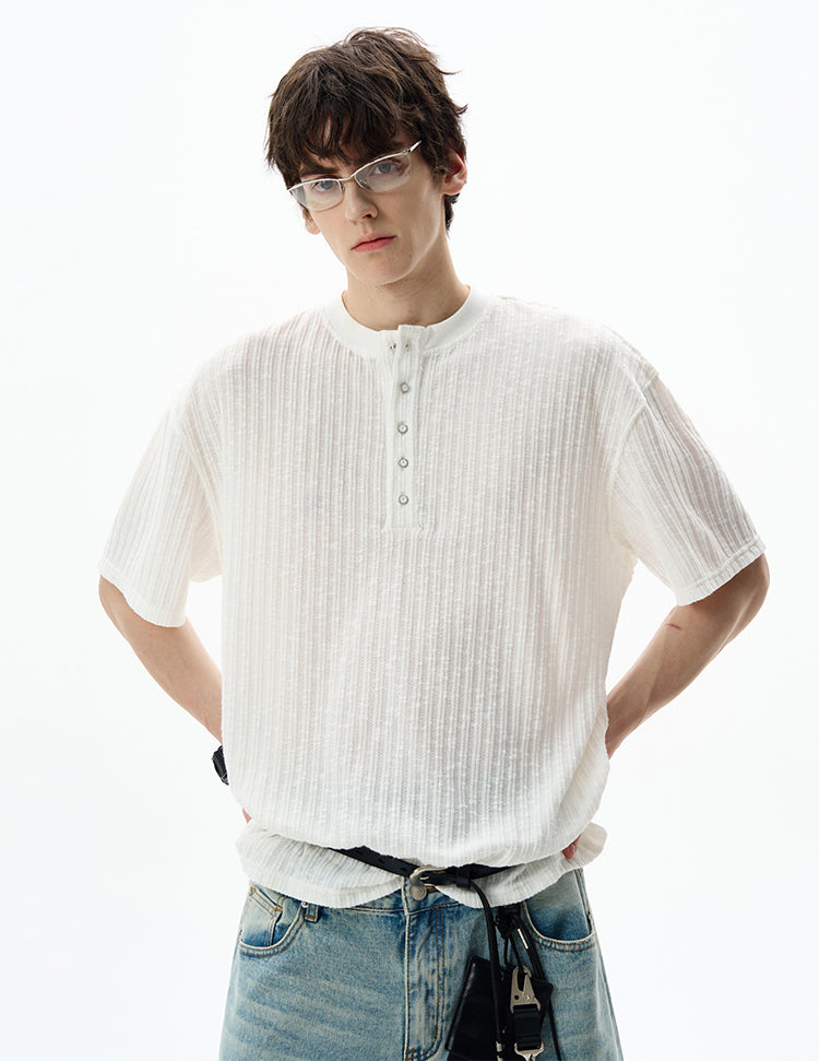 MADWITCH VINTAGE KNIT TEE #G1360
