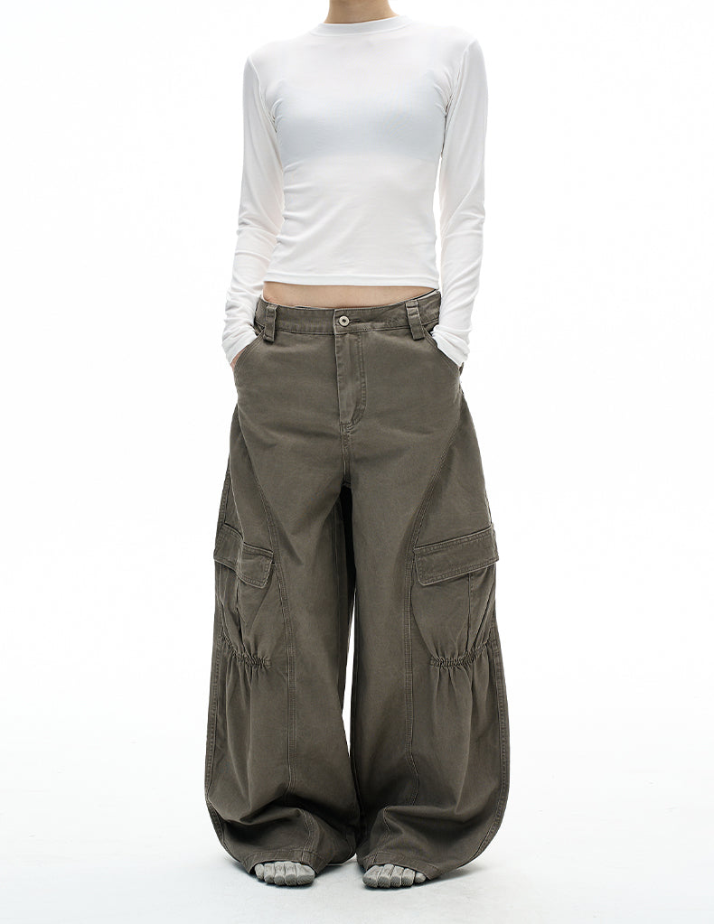 MADWITCH PLEAT CARGO PANTS #6230