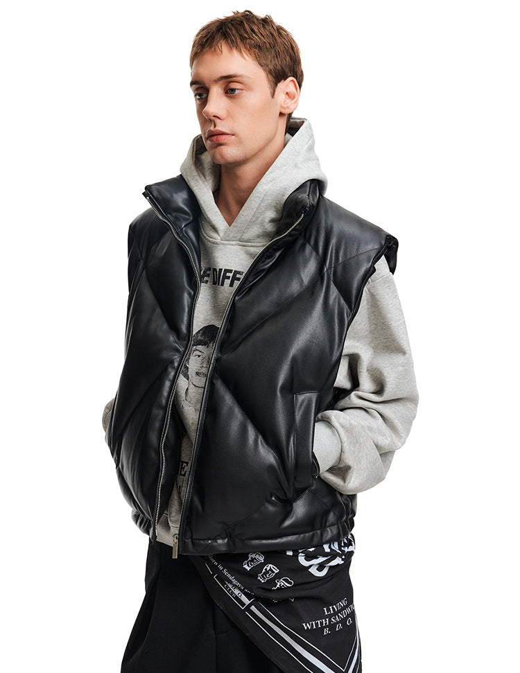 MADWITCH PU STAND VEST #AW25108