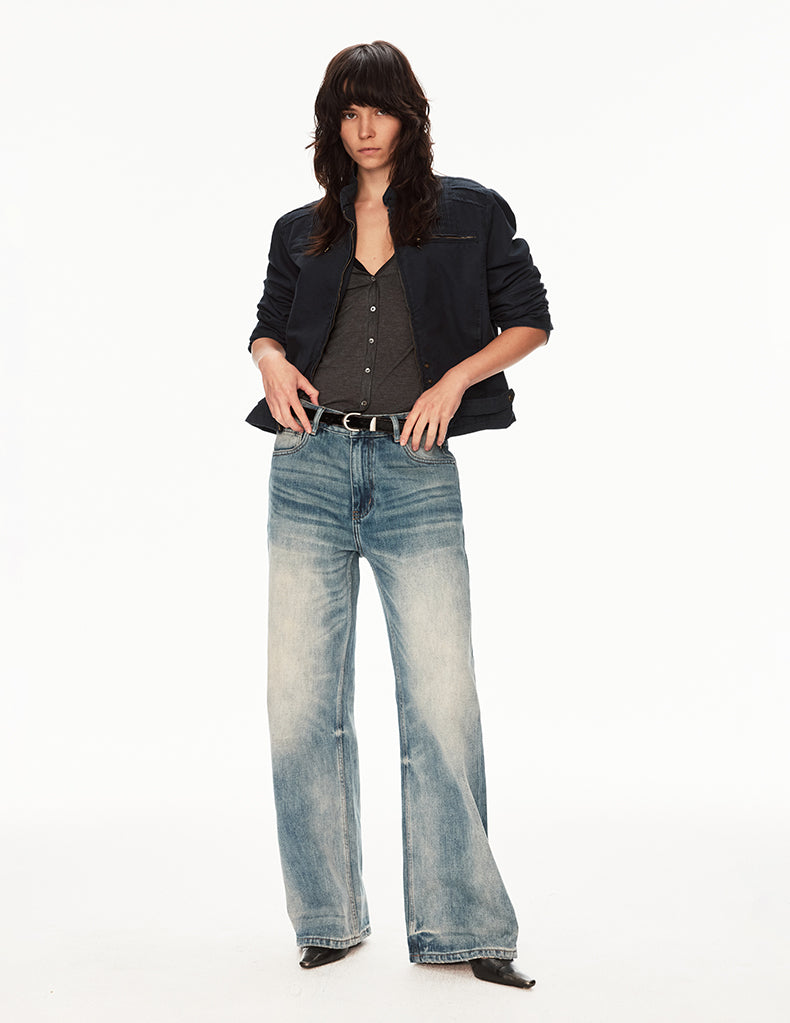 MADWIT FADED WASH JEANS #GP5555