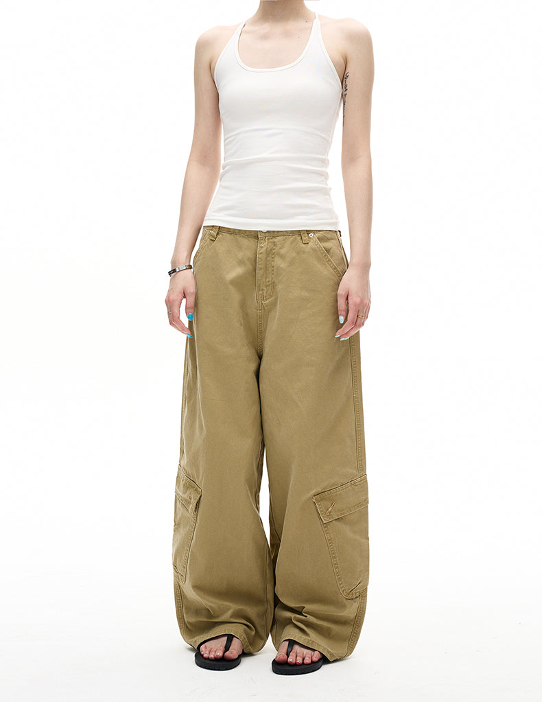 MADWITCH VINTAGE WASHED CARGO PANTS #4670