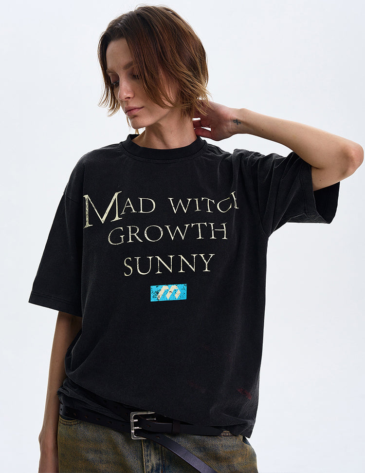 MADWITCH INS STYLE CASUAL SHORT-SLEEVE T-SHIRT #MD4139