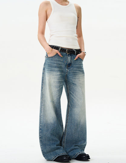 MADWITCH LOOSE WASHED JEANS #CK9375