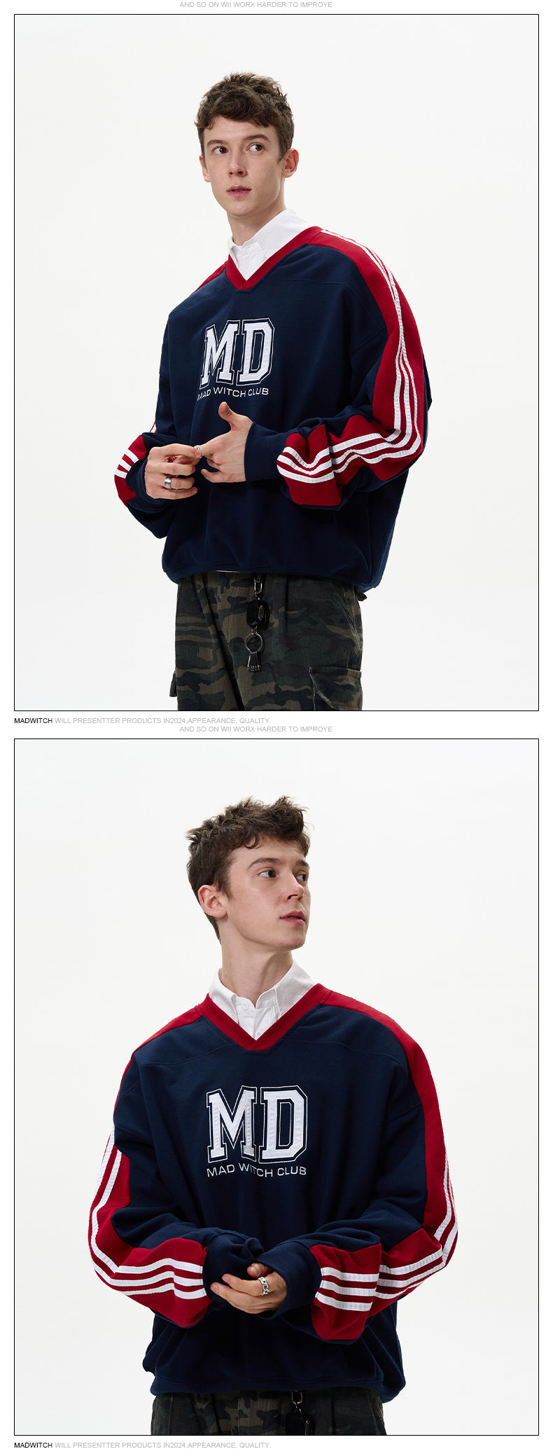 MADWITCH ORIGINAL SPORTY SWEATSHIRT #MD3610