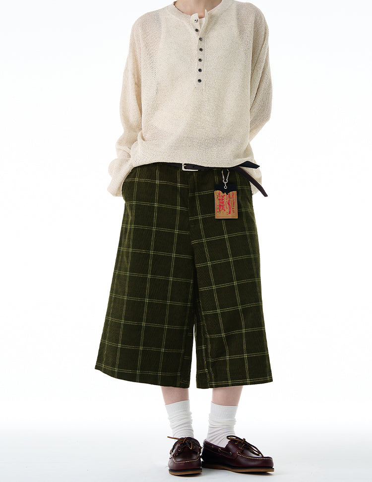 MADWITCH UNISEX MID-LENGTH CHINO SHORTS #DR1009