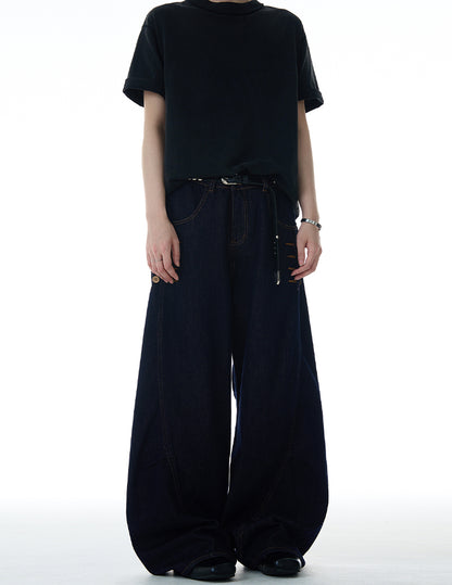 MADWITCH BUCKLED CASUAL JEANS #UTU001