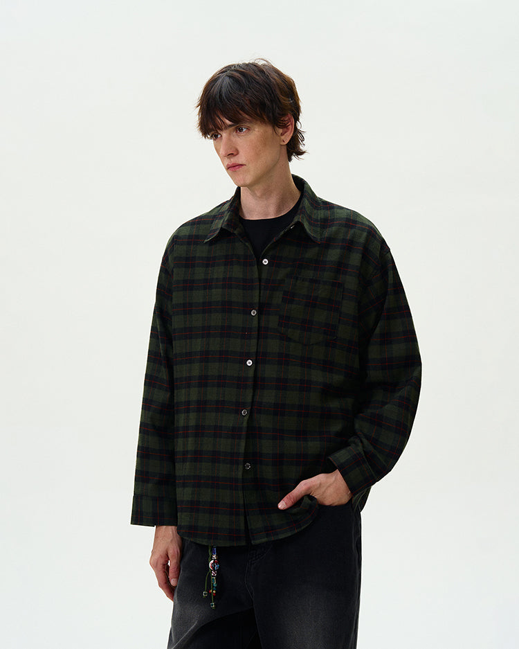 MADWITCH VINTAGE CHECKERED SHIRT #8935