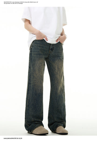 MADWITCH WASH STRAIGHT LEG JEANS #WH6830