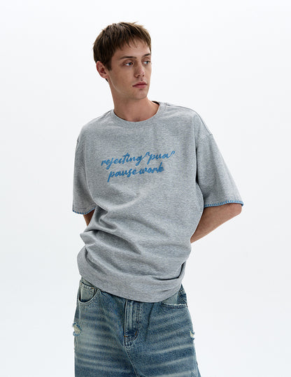 MADWITCH VERSATILE EMBROIDERED T-SHIRT #880312