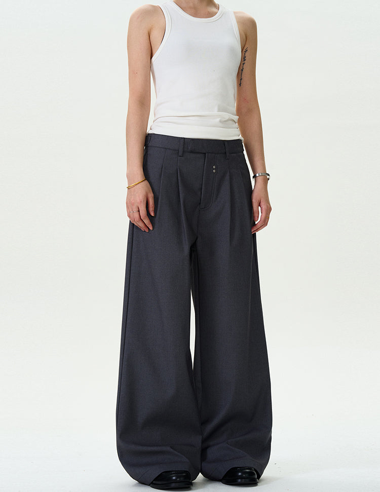 MADWITCH CASUAL STRAIGHT LEG TROUSERS #CK6619