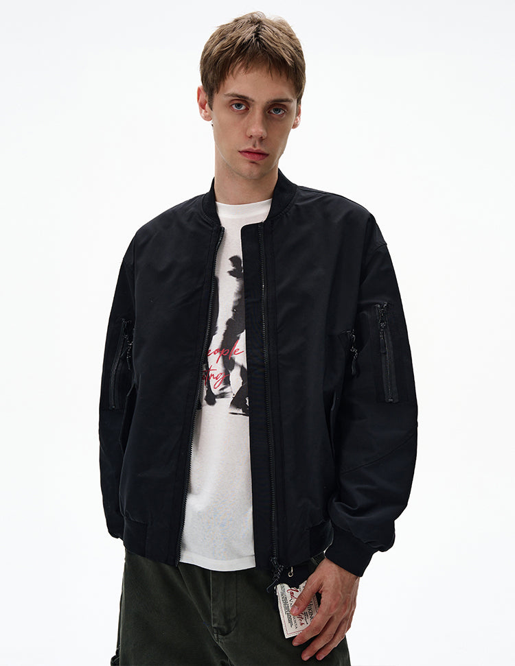 MADWITCH UNISEX CASUAL BOMBER JACKET #RW154