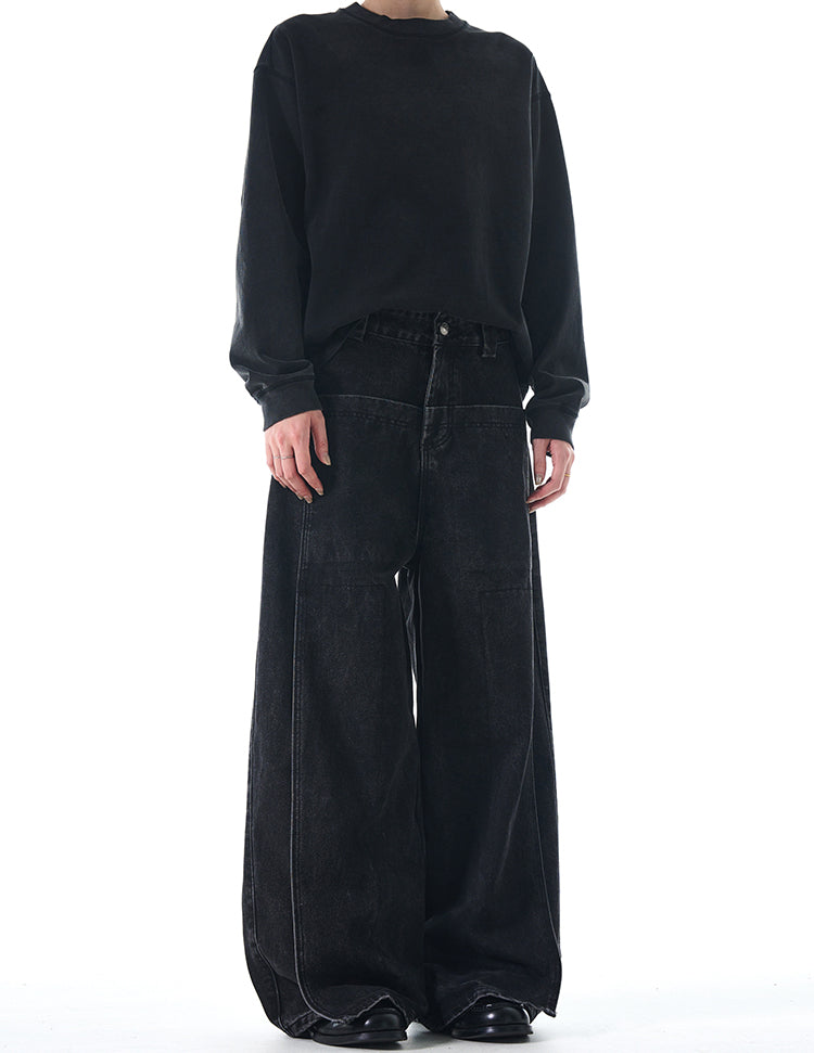 MADWITCH VINTAGE NICHE DENIM PANTS #G6633