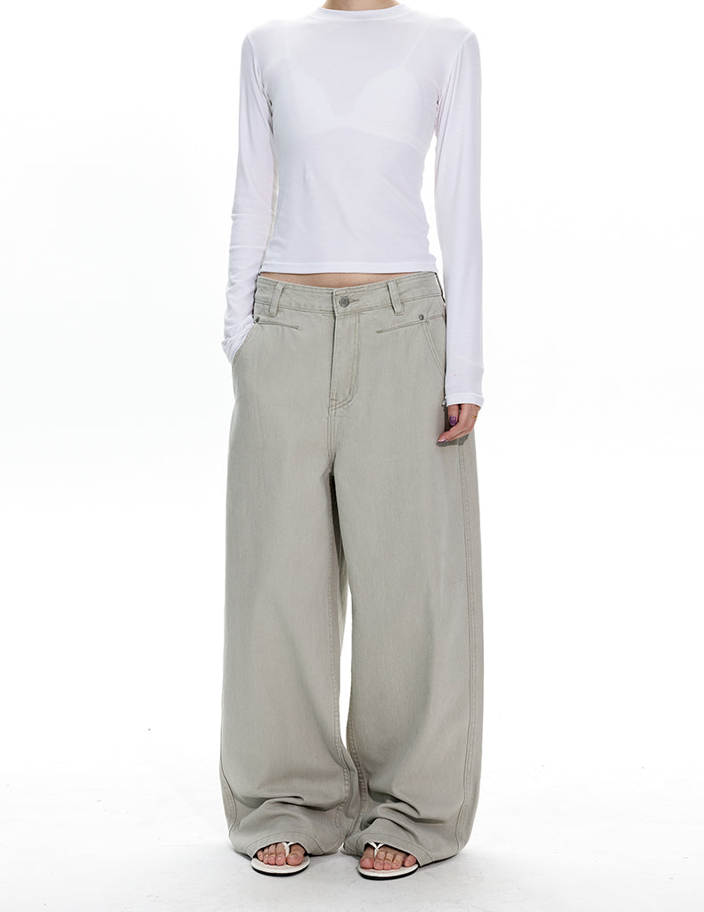 MADWITCH DECONSTRUCTED RELAXED FIT JEANS #CK3599