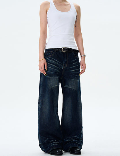 MADWITCH RUCHED HIGH-STREET JEANS #25176