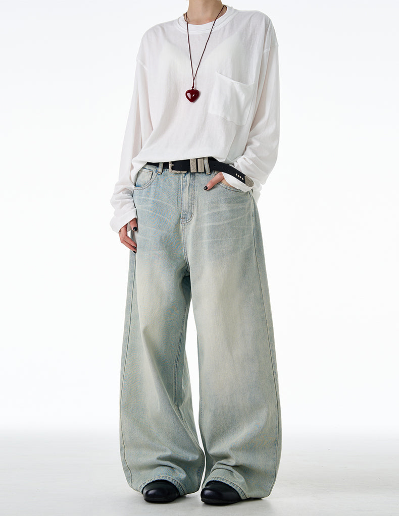 MADWITCH RELAXED WIDE-LEG DENIM #CK9619