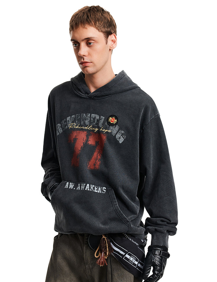 MADWITCH VINTAGE LOGO HOODIE #25119