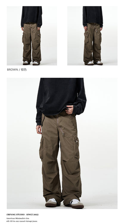 MADWITCH RELAXED FIT STRAIGHT PANTS #C630