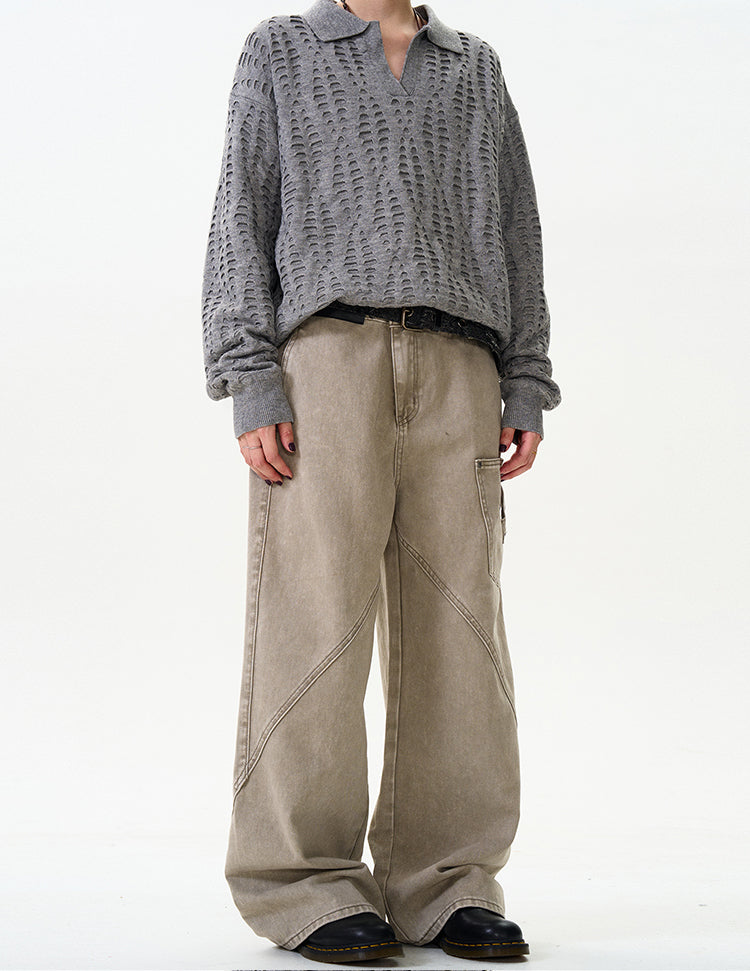 MADWITCH WASHED VINTAGE CARGO PANTS #CK3338