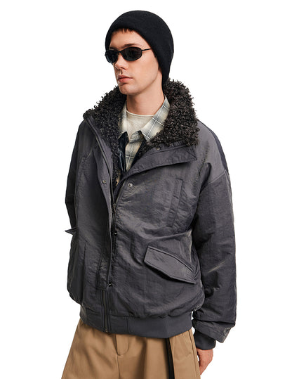 MADWITCH SHEARLING PUFF COAT #8815A285