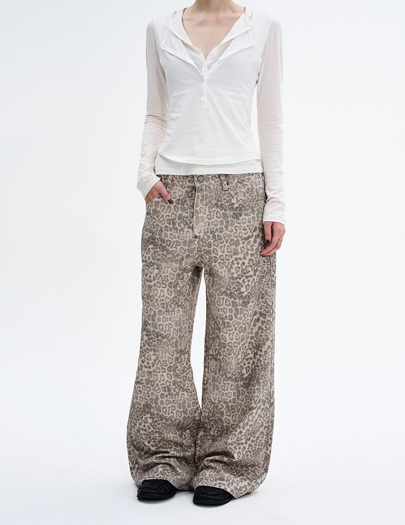 MADWITCH LEOPARD WASH DENIM #CK3577