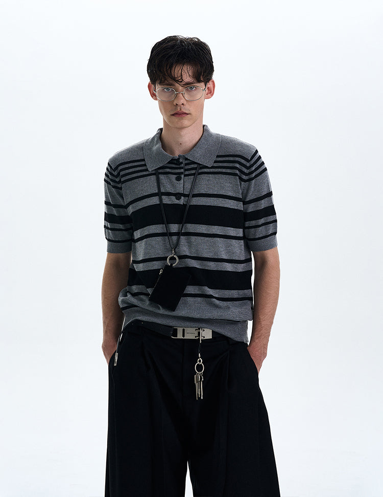MADWITCH POLO KNIT SHORT SLEEVE TEE #27320