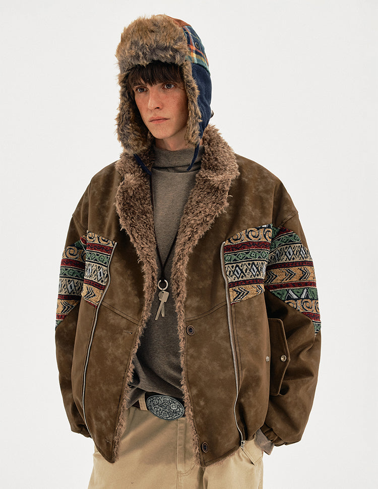 MADWITCH FOLK SUEDE PARKA #MY0210