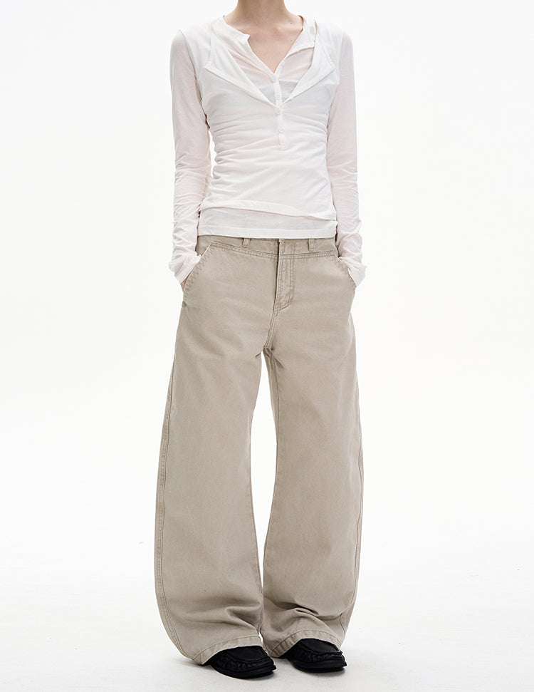 MADWITCH CLEAN SLUNG TROUSERS #CK3573