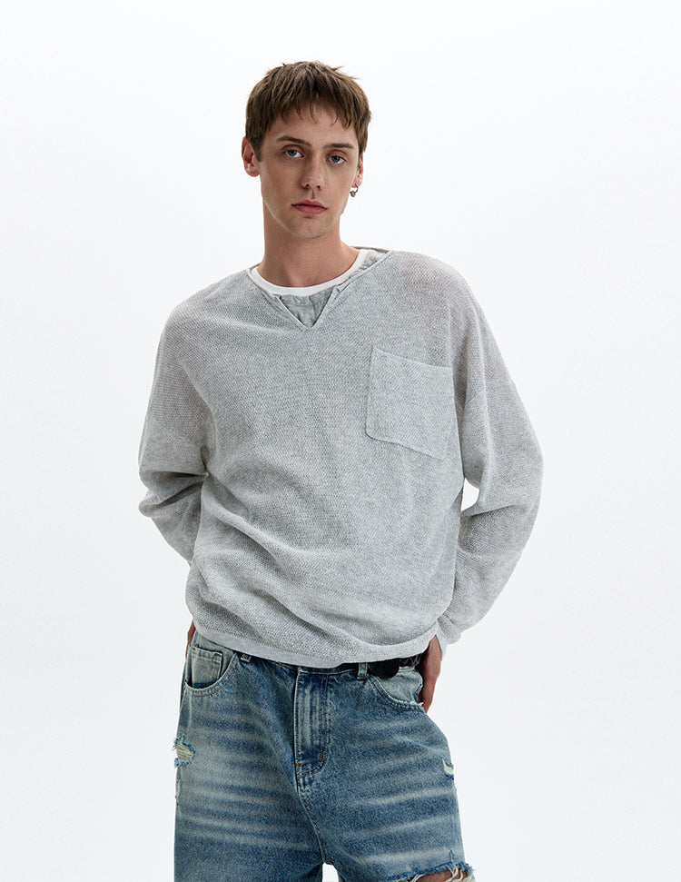 MADWITCH RELAXED VIBE KNIT SWEATER #68801