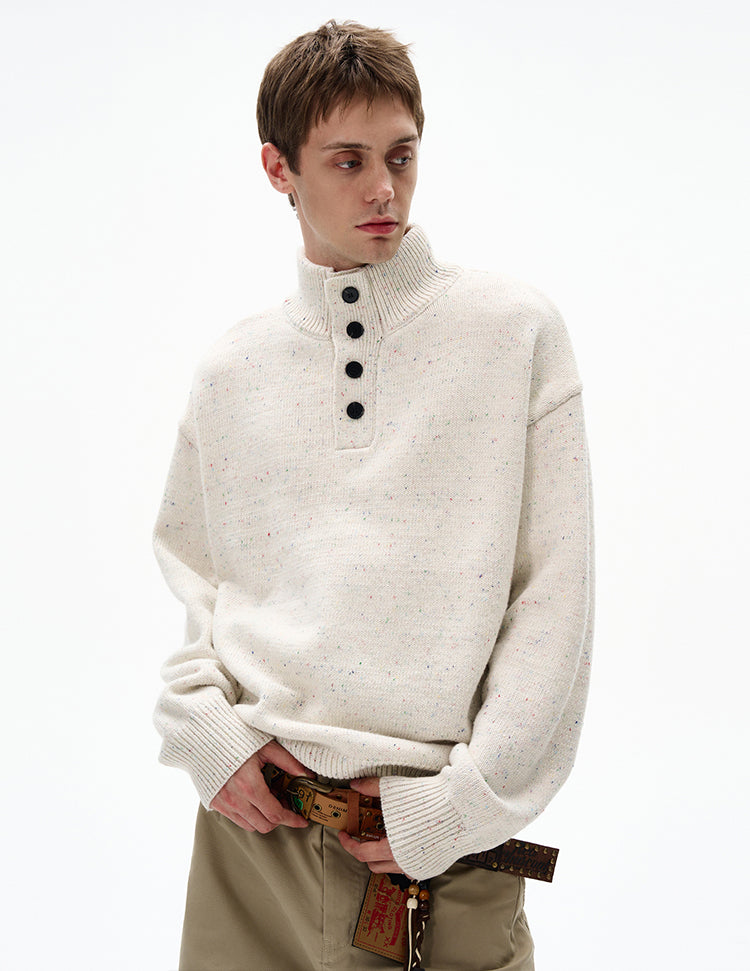 MADWITCH UNISEX TURTLENECK KNIT SWEATER #AB1093