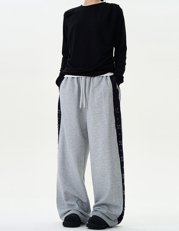 MADWITCH STRIPED CASUAL PANTS #CK6598