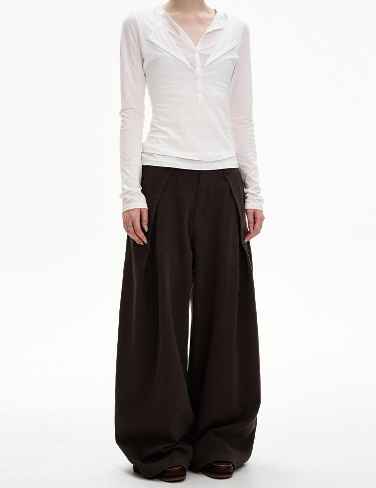 MADWITCH PLEAT DRAPE TROUSERS #UTU038