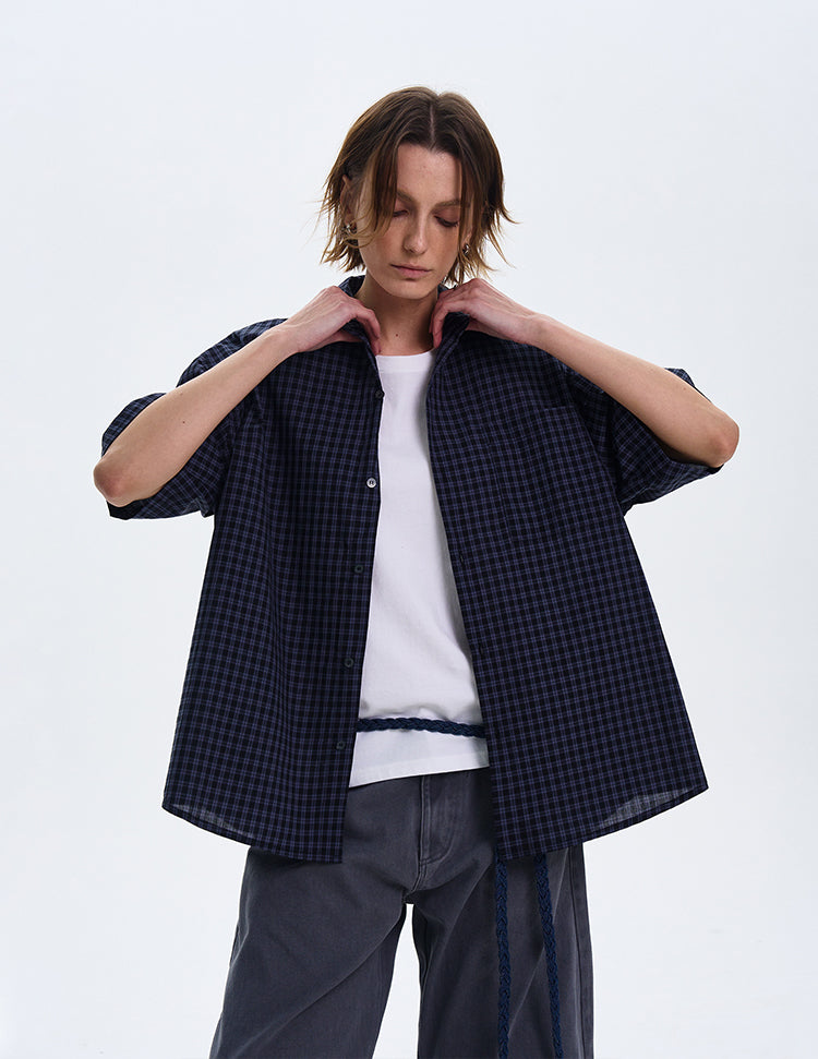 MADWITCH CHECKERED SHIRT JACKET #L817
