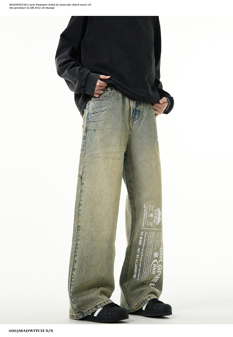 MADWITCH SANDED ROCKER JEANS #K9138