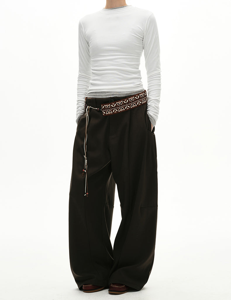 MADWITCH PLEAT DRAPE TROUSERS #UTU032