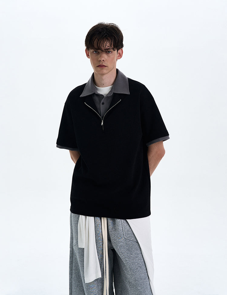 MADWITCH DOUBLE LAYERED T-SHIRT #C1766C25