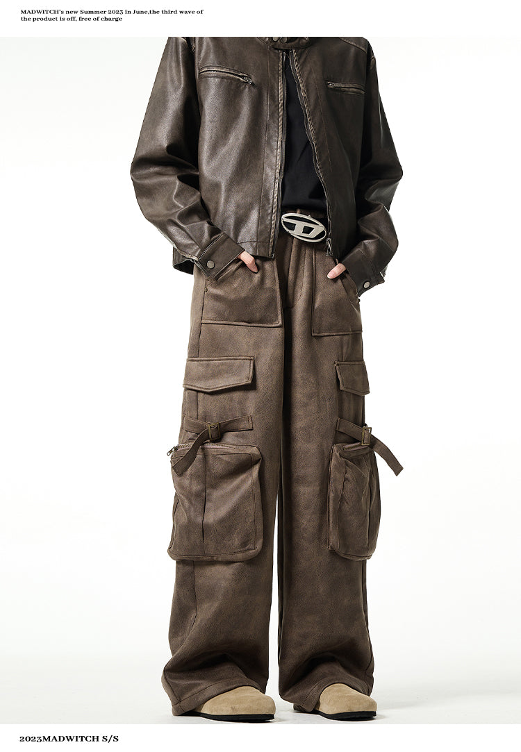 MADWITCH CASUAL CARPENTER PANTS #KJ6197