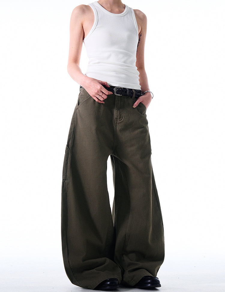 MADWITCH MAILLARD WIDE-LEG PANTS #DR6301