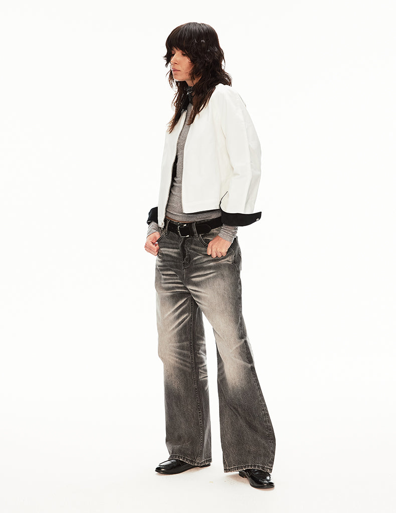 MADWIT FADED WASH JEANS #GD005