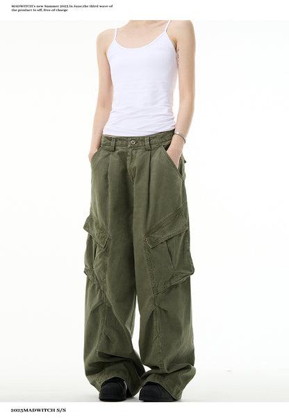 MADWITCH WIDE LEG CASUAL PANTS #KJ6282