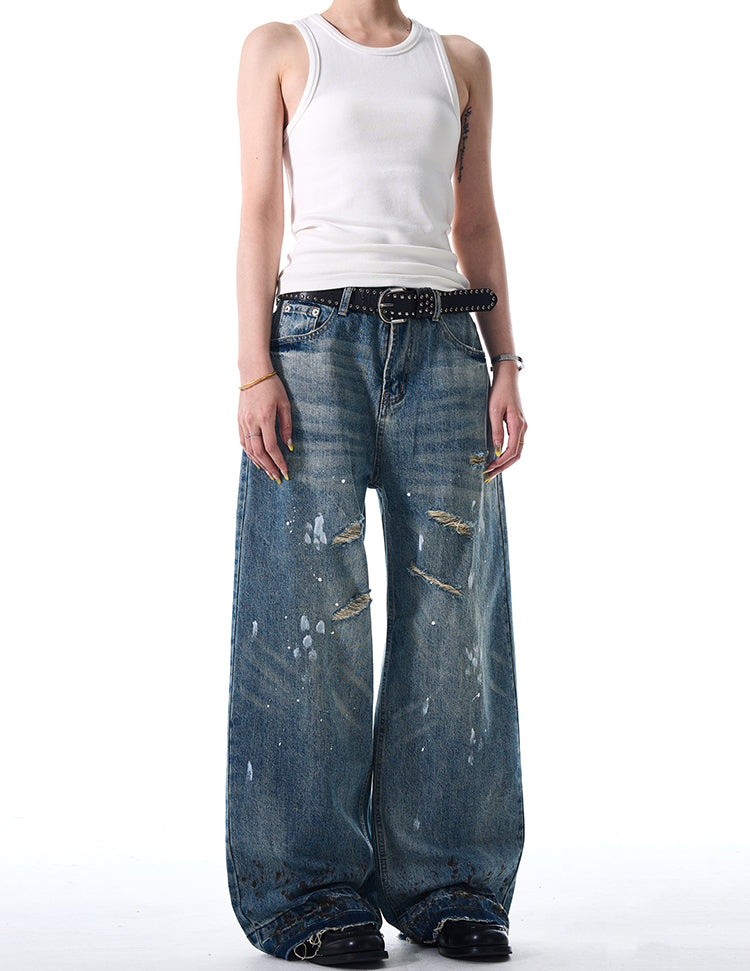 MADWITCH DISTRESSED DESIGNER JEANS #G1052