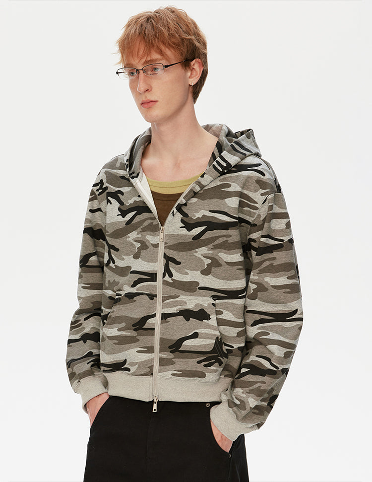 MADWITCH HOODED CAMO JACKET #RH55